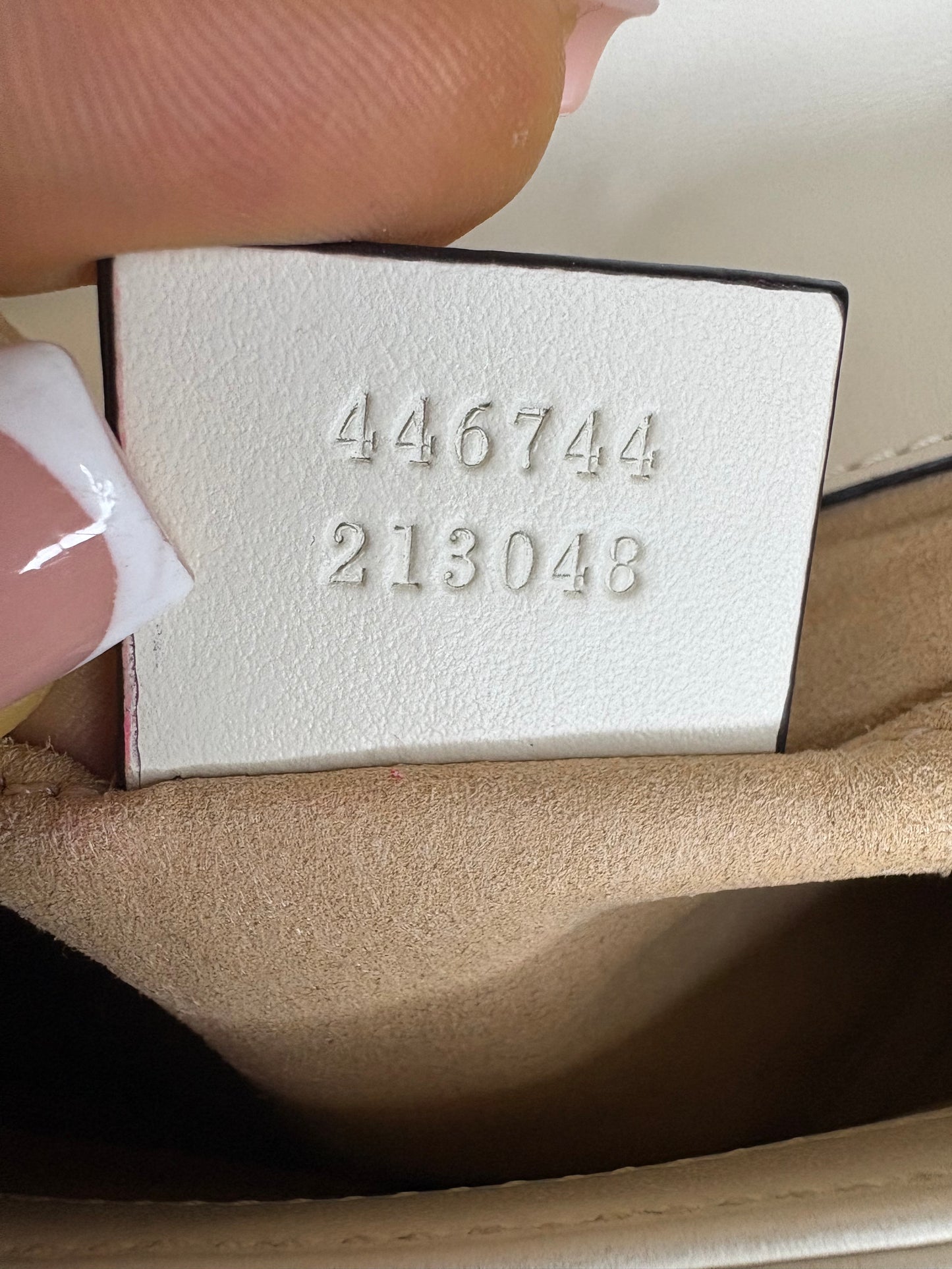 Gucci GG Marmont Small – White Matelassé Leather