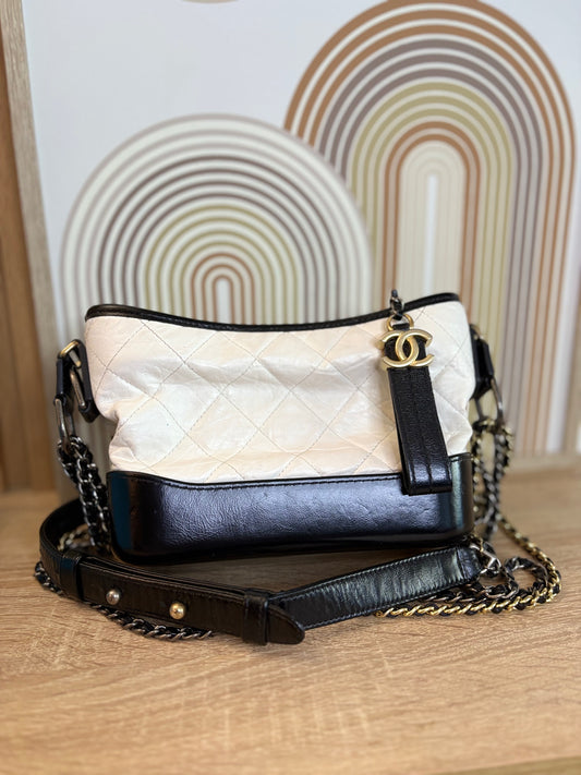 Chanel Gabrielle Small Hobo – Bicolor Black & White